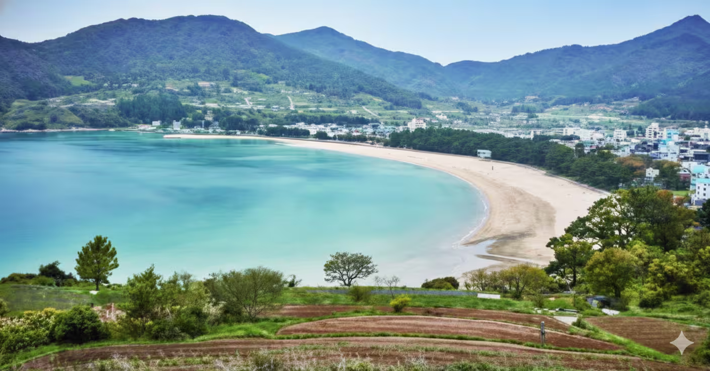 Namhae scenic landscape